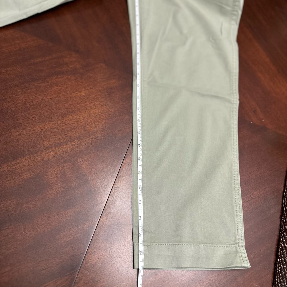 NWT Gap Olive Green Slim Ankle Chino Pants Size 8 - Picture 10 of 11